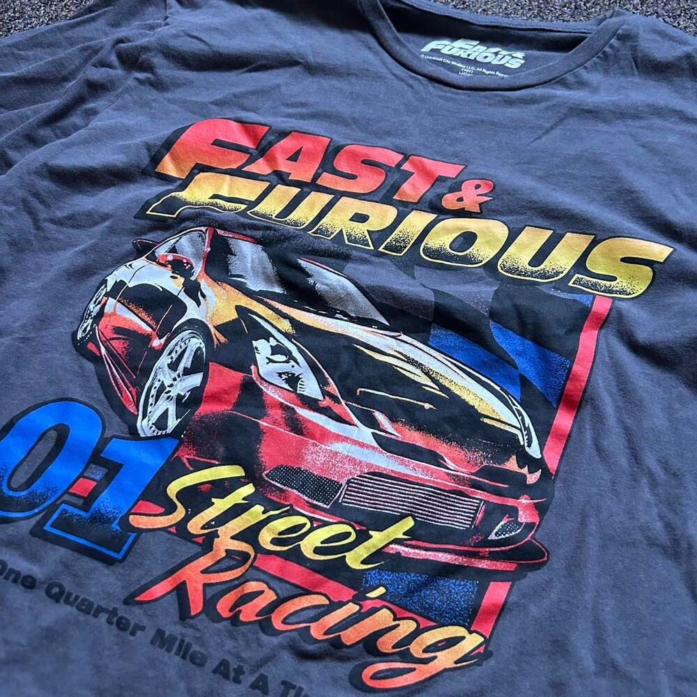 Fast & Furious '01 Street Racing Graphic Tee - Men's Large